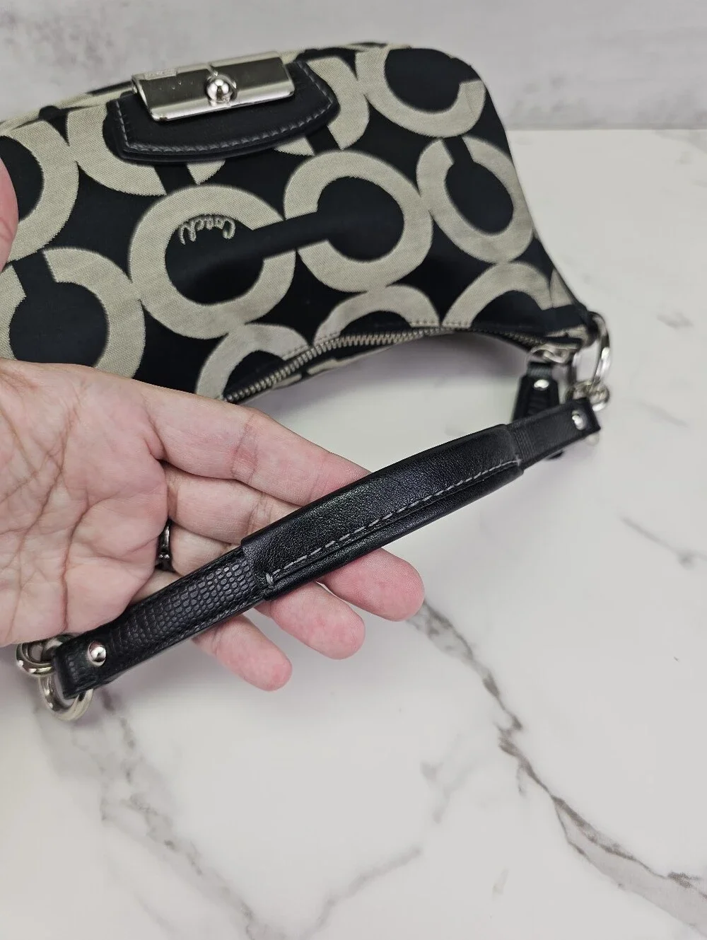 Coach OP Art Kristen Hobo Shoulder Bag
